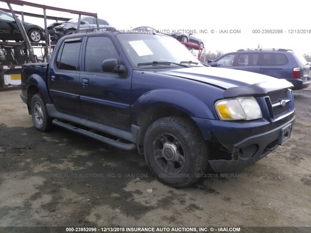 1FMZU77KX4UA29334 - 2004 FORD EXPLORER SPORT TR  BLUE photo 1