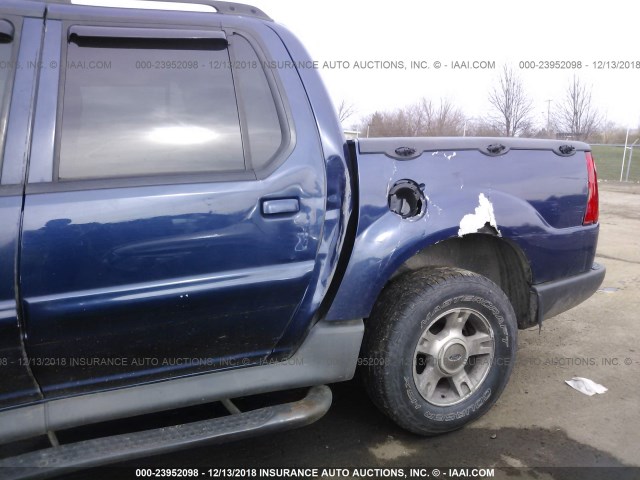 1FMZU77KX4UA29334 - 2004 FORD EXPLORER SPORT TR  BLUE photo 6