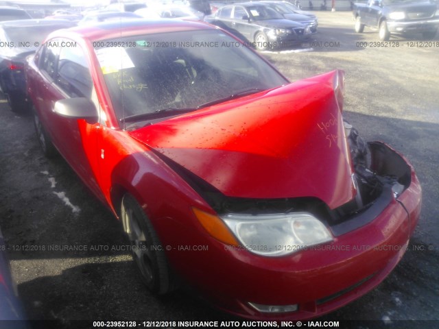 1G8AW12F65Z180950 - 2005 SATURN ION LEVEL 3 RED photo 1