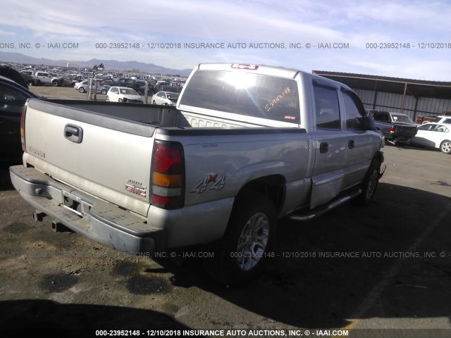 2GTEK13V071173383 - 2007 GMC NEW SIERRA K1500 SILVER photo 4