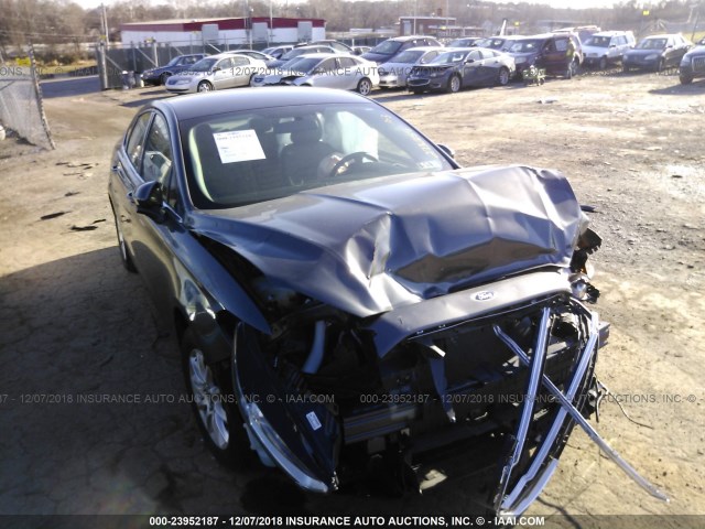 3FA6P0G71FR273259 - 2015 FORD FUSION S GRAY photo 1