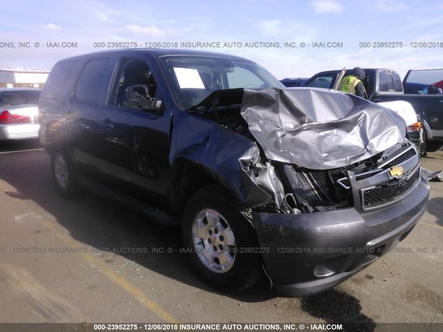 1GNUKAE01AR213019 - 2010 CHEVROLET TAHOE K1500 LS GRAY photo 1