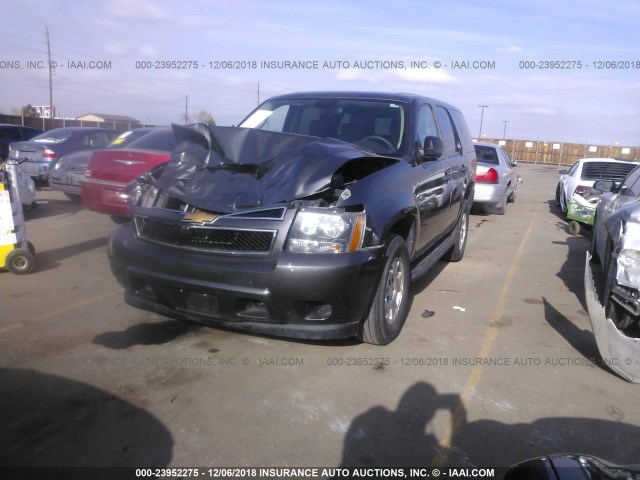 1GNUKAE01AR213019 - 2010 CHEVROLET TAHOE K1500 LS GRAY photo 2