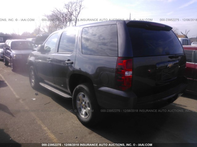 1GNUKAE01AR213019 - 2010 CHEVROLET TAHOE K1500 LS GRAY photo 3