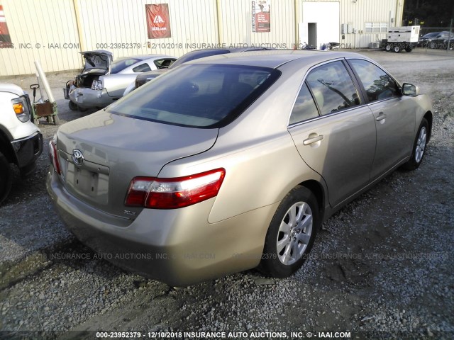 4T1BE46K59U265637 - 2009 TOYOTA CAMRY TAN photo 4