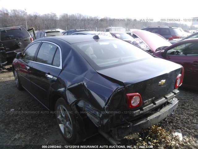 1G1ZD5E02CF247158 - 2012 CHEVROLET MALIBU 2LT BLUE photo 3