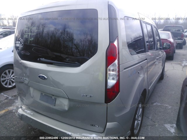 NM0GE9F77G1279506 - 2016 FORD TRANSIT CONNECT XLT GOLD photo 4