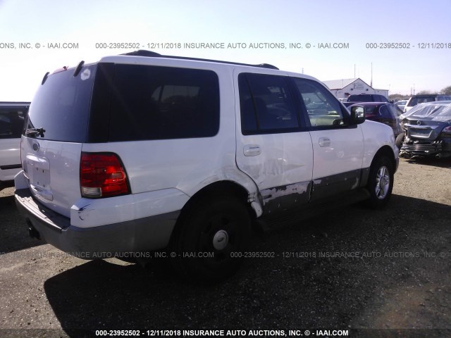 1FMPU15L03LC04324 - 2003 FORD EXPEDITION XLT WHITE photo 4