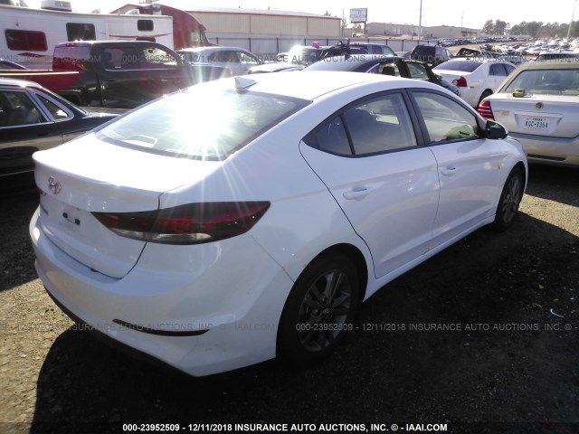 5NPD84LF9JH337580 - 2018 HYUNDAI ELANTRA SEL/VALUE/LIMITED WHITE photo 4