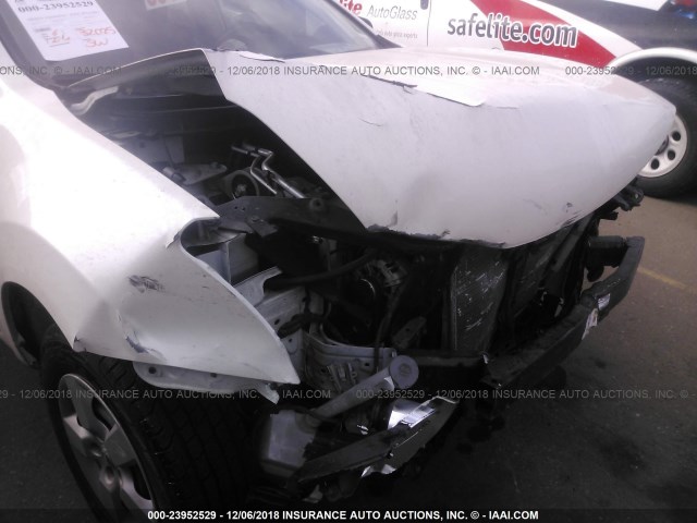 JN8AS5MV5DW102189 - 2013 NISSAN ROGUE S/SV WHITE photo 6