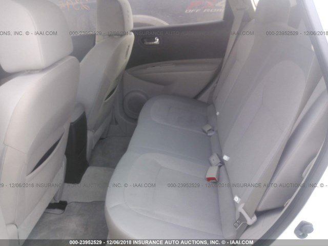 JN8AS5MV5DW102189 - 2013 NISSAN ROGUE S/SV WHITE photo 8