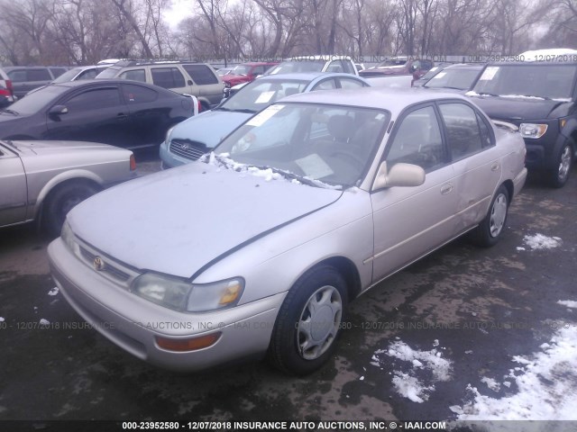 2T1BB02E8TC170502 - 1996 TOYOTA COROLLA DX GOLD photo 2