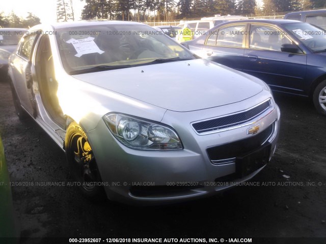 1G1ZB5EB2A4119180 - 2010 CHEVROLET MALIBU LS SILVER photo 1