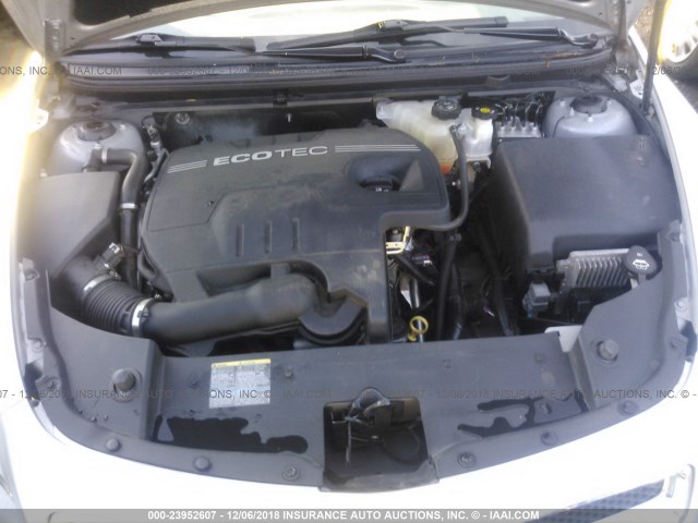 1G1ZB5EB2A4119180 - 2010 CHEVROLET MALIBU LS SILVER photo 10