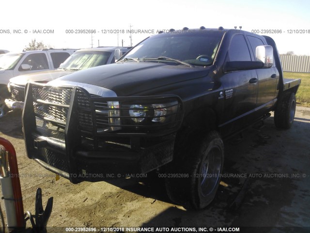 3D7KS29L89G516553 - 2009 DODGE RAM 2500 BLACK photo 2