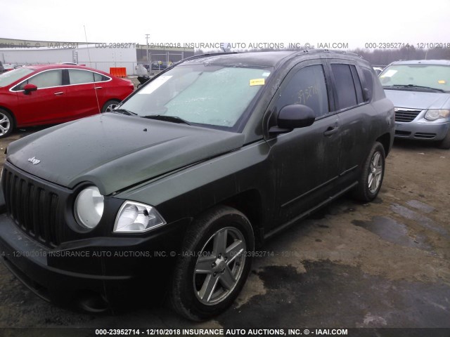 1J4FT47B49D133988 - 2009 JEEP COMPASS SPORT GREEN photo 2