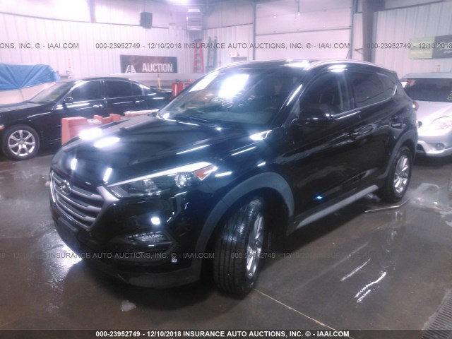 KM8J3CA42HU468889 - 2017 HYUNDAI TUCSON LIMITED/SPORT AND ECO/SE BLACK photo 2