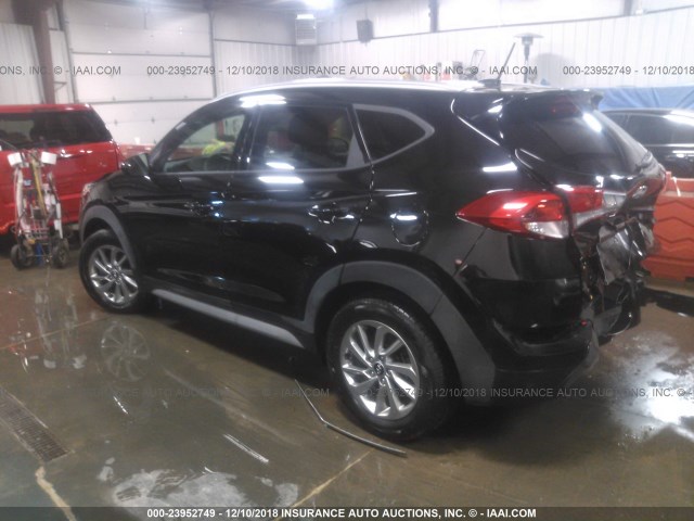 KM8J3CA42HU468889 - 2017 HYUNDAI TUCSON LIMITED/SPORT AND ECO/SE BLACK photo 3