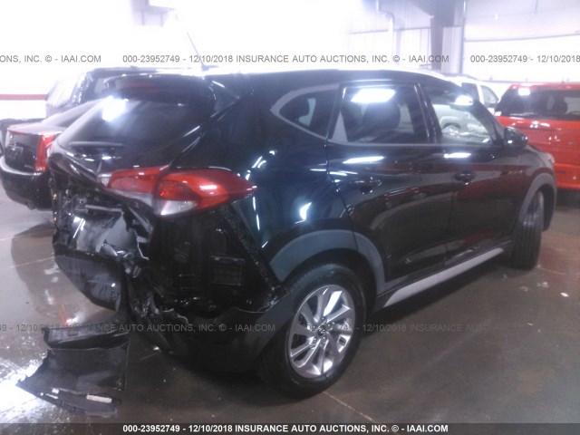 KM8J3CA42HU468889 - 2017 HYUNDAI TUCSON LIMITED/SPORT AND ECO/SE BLACK photo 4