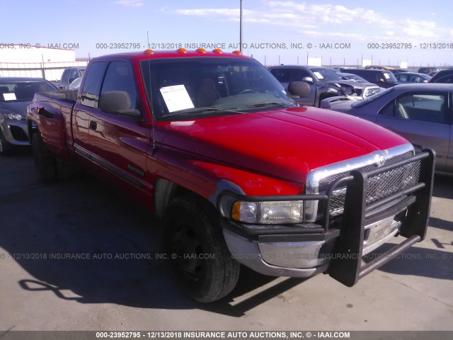 1B7MC3362YJ137019 - 2000 DODGE RAM 3500 RED photo 1