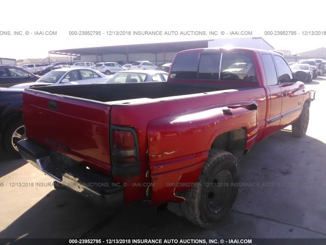 1B7MC3362YJ137019 - 2000 DODGE RAM 3500 RED photo 4