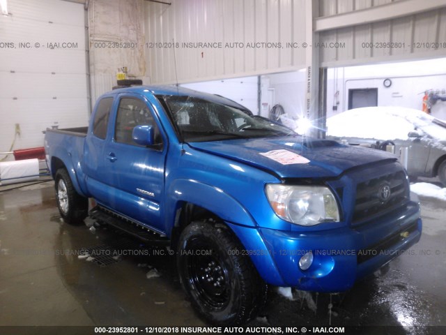5TEUU42N65Z056425 - 2005 TOYOTA TACOMA ACCESS CAB ლურჯი ფოტო 1