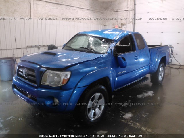 5TEUU42N65Z056425 - 2005 TOYOTA TACOMA ACCESS CAB ლურჯი ფოტო 6