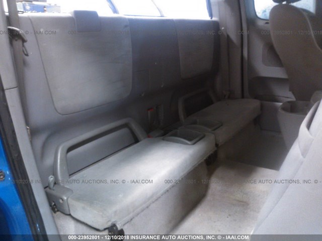5TEUU42N65Z056425 - 2005 TOYOTA TACOMA ACCESS CAB ლურჯი ფოტო 8