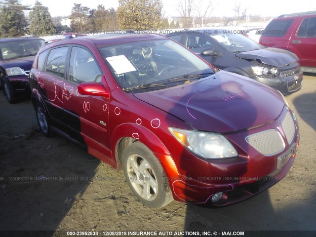 5Y2SL65867Z401270 - 2007 PONTIAC VIBE MAROON photo 1