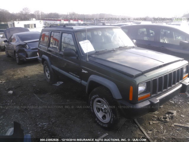 1J4FJ68S3WL156261 - 1998 JEEP CHEROKEE SPORT/CLASSIC BLACK photo 1