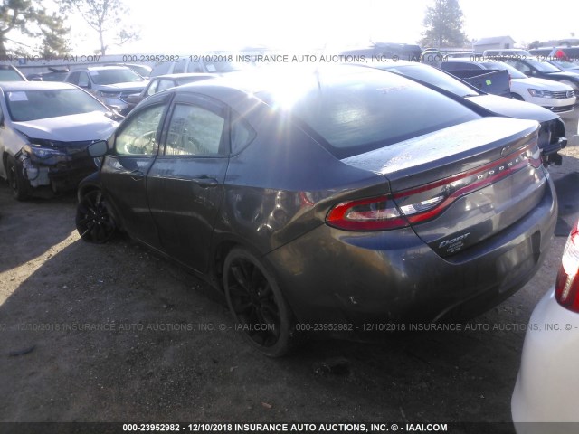 1C3CDFFA4GD817502 - 2016 DODGE DART SXT SPORT GRAY photo 3