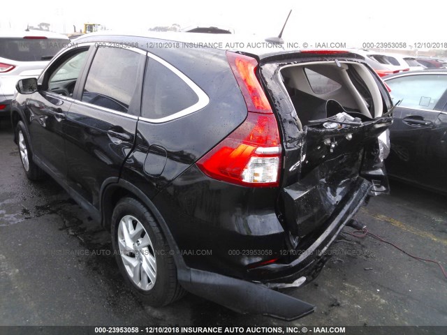 2HKRM3H72FH540783 - 2015 HONDA CR-V EXL BLACK photo 3