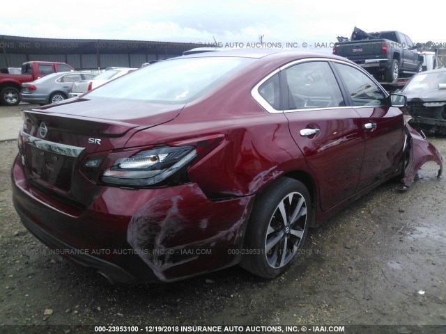 1N4AL3AP5JC114123 - 2018 NISSAN ALTIMA 2.5/S/SV/SL/SR RED photo 4