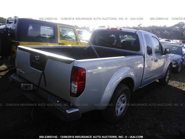 1N6BD0CT0GN752097 - 2016 NISSAN FRONTIER S/SV GRAY photo 4