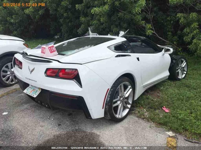 1G1YF2D79J5104553 - 2018 CHEVROLET CORVETTE STINGRAY/3LT WHITE photo 13