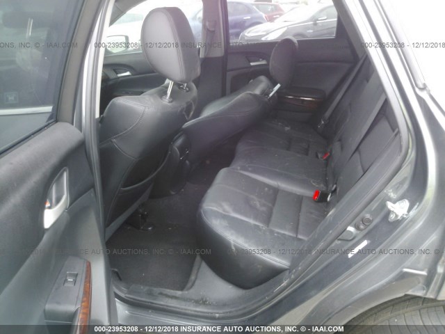 5J6TF1H58CL004778 - 2012 HONDA CROSSTOUR EXL ნაცრისფერი ფოტო 8