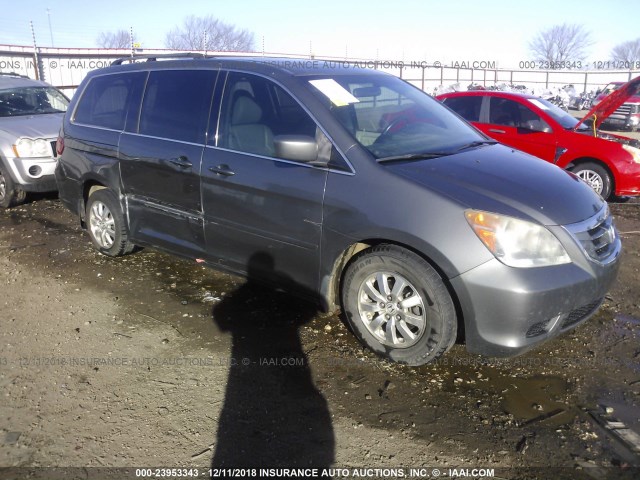 5FNRL38788B054001 - 2008 HONDA ODYSSEY EXL GRAY photo 1