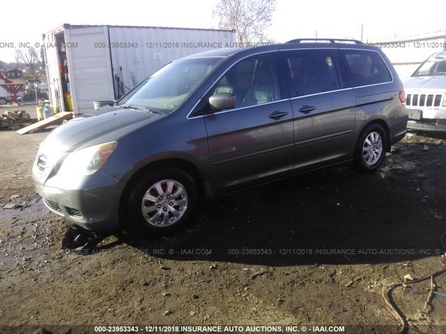 5FNRL38788B054001 - 2008 HONDA ODYSSEY EXL GRAY photo 2