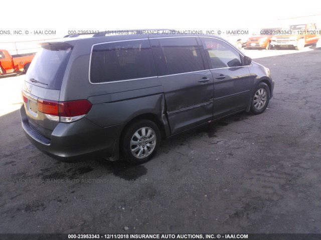 5FNRL38788B054001 - 2008 HONDA ODYSSEY EXL GRAY photo 4