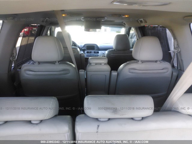 5FNRL38788B054001 - 2008 HONDA ODYSSEY EXL GRAY photo 8