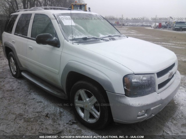 1GNDT13S272164660 - 2007 CHEVROLET TRAILBLAZER LS/LT WHITE photo 1