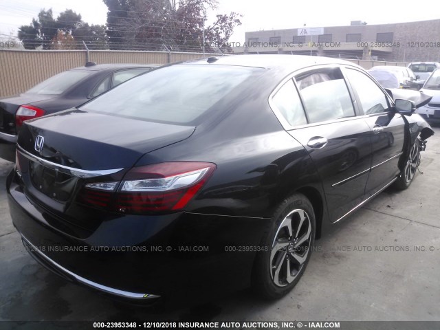 1HGCR2F89GA160458 - 2016 HONDA ACCORD BLACK photo 4