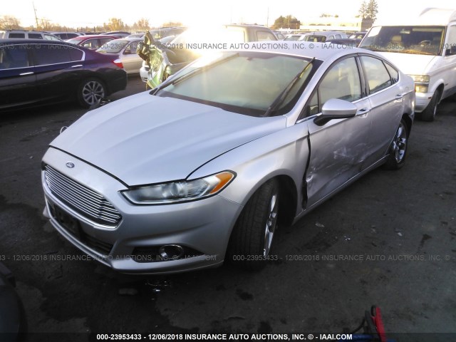 3FA6P0G75GR134155 - 2016 FORD FUSION S SILVER photo 2