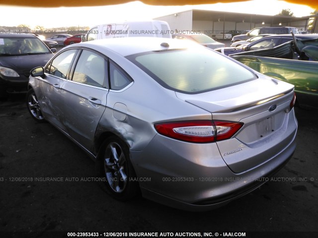 3FA6P0G75GR134155 - 2016 FORD FUSION S SILVER photo 3