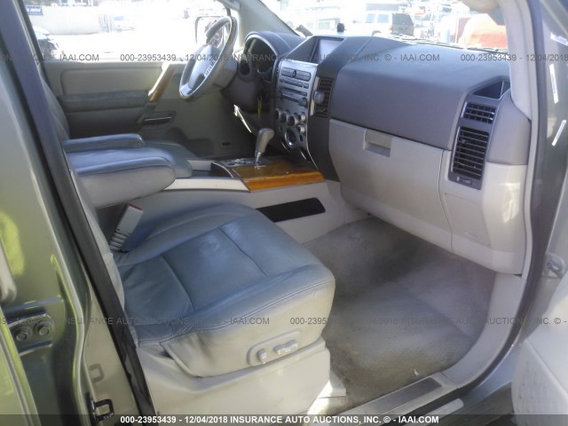 5N3AA08A86N802115 - 2006 INFINITI QX56 GREEN photo 5