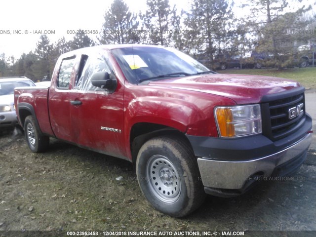 2GTEK190781328640 - 2008 GMC SIERRA K1500 RED photo 1