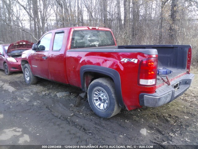 2GTEK190781328640 - 2008 GMC SIERRA K1500 RED photo 3