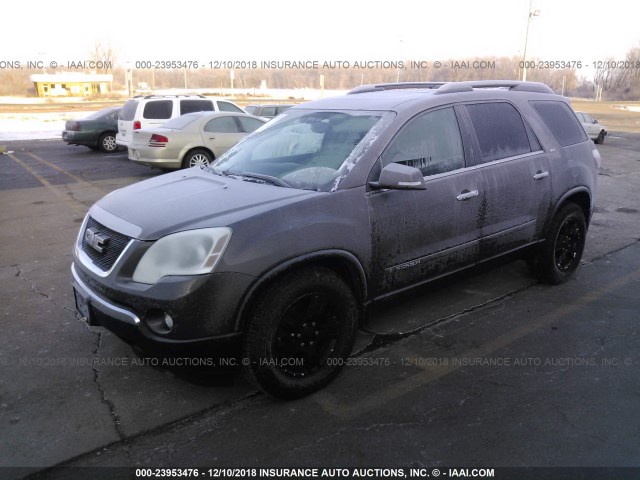 1GKEV33737J120224 - 2007 GMC ACADIA BROWN photo 2