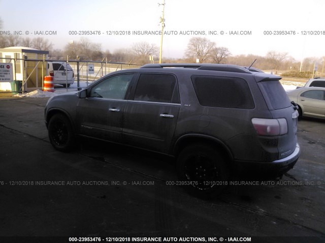 1GKEV33737J120224 - 2007 GMC ACADIA BROWN photo 3