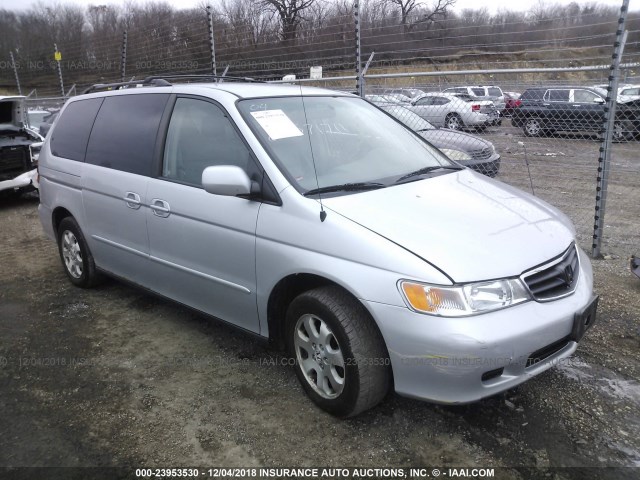 5FNRL18074B055321 - 2004 HONDA ODYSSEY EXL SILVER photo 1